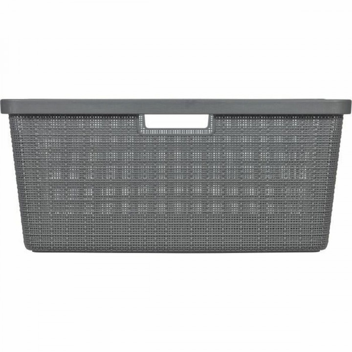 Multi-purpose basket Curver Dark grey Jute Plastic