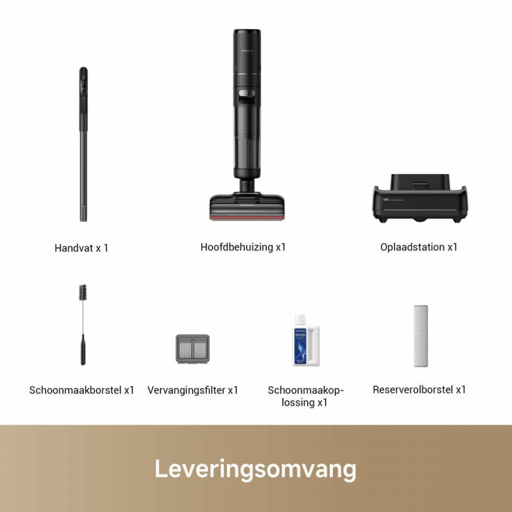 Dreame Steelstofzuiger H15 Pro Nat en Droog 400 W 0,7 l Zelfreiniging & Display