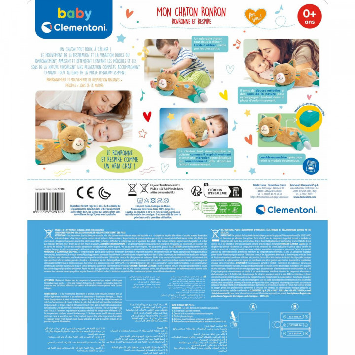 Jouet Peluche Clementoni Plastique