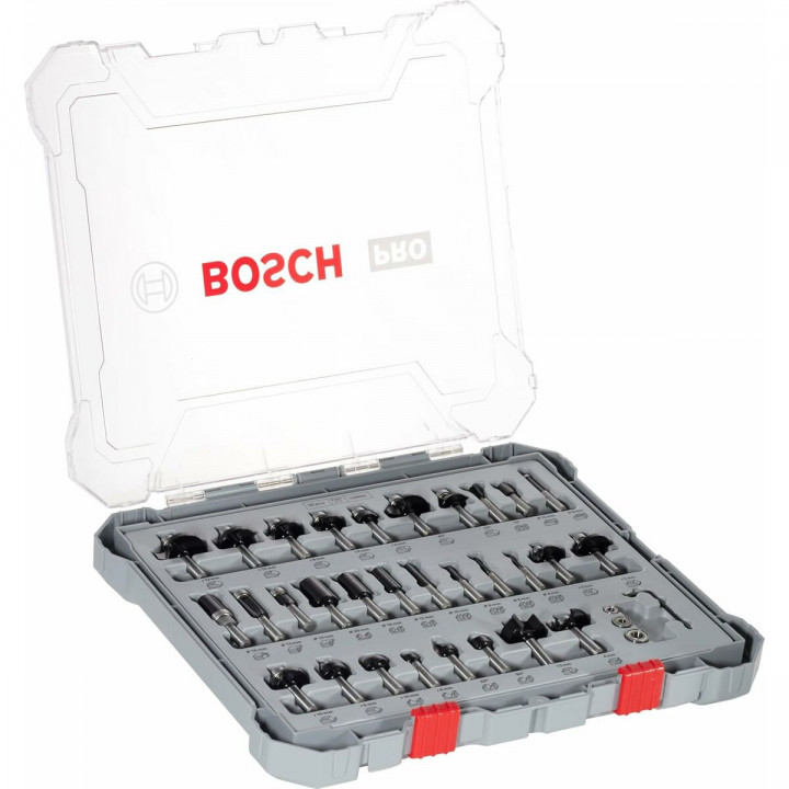 Kit de fraises multiusages BOSCH 2607017475 30 Pièces