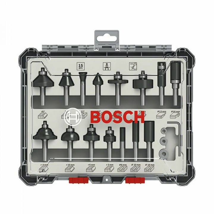 Ensemble de forets BOSCH 2607017471 Métal 15 Pièces