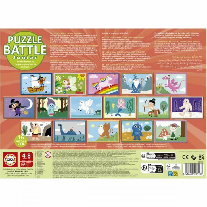 Puzzle Educa Battle Jr Fantasy 144 Stücke