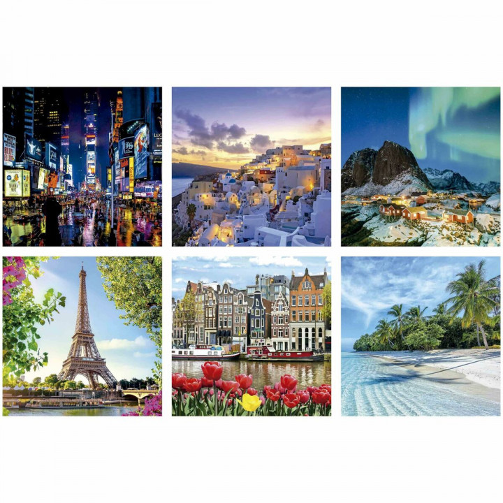 Puzzel Educa 3D 216 Onderdelen (6 Stuks)