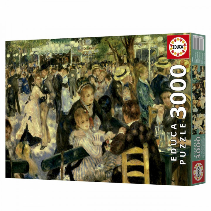 Puzzle Educa Baile en el Moulin De La Galette 3000 Pezzi