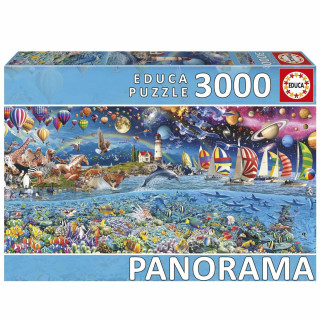 Puzzle Educa Panorama de la Vida 3000 Pieces