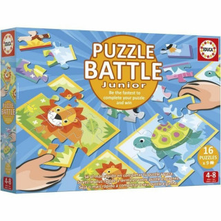 Puzzel Educa Battle Jr Animales 144 Onderdelen