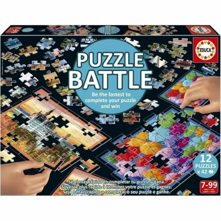 Puzzle Educa Battle Travel 42 Stücke (12 Stück)