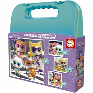 Puzzle Educa SuperKitties 12 Piezas 16 Piezas 20 Piezas 25 Piezas