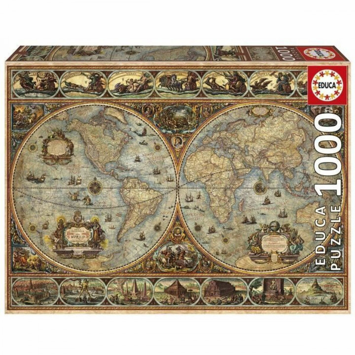 Puzzel Educa Orbis Terrarum 1000 Onderdelen