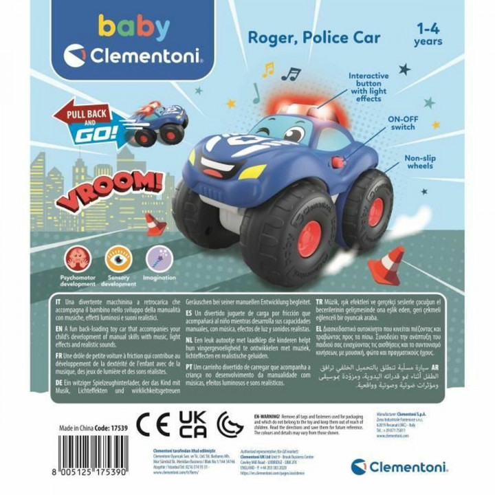 Spielzeugauto Clementoni Roger Blau