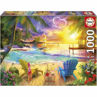Puzzle Educa Love Beach 1000 Stücke