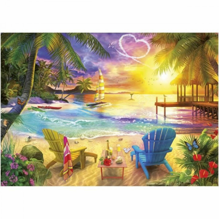 Puzzle Educa Love Beach 1000 Stücke