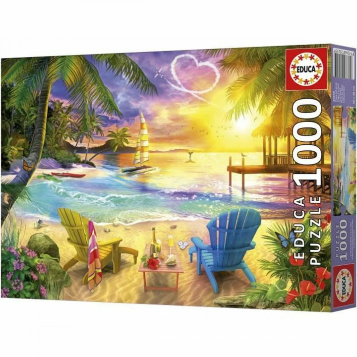 Puzzle Educa Love Beach 1000 Stücke
