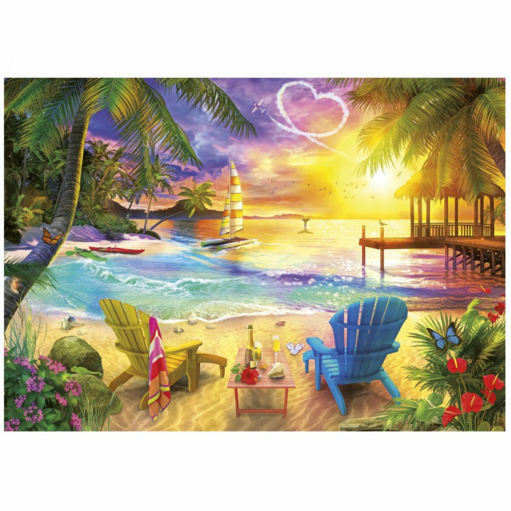 Puzzle Educa Love Beach 1000 Pezzi