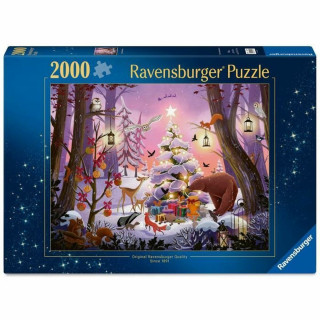 Puzzle Ravensburger NAVIDAD EN EL BOSQUE 2000 Stücke