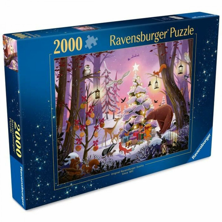 Puzzle Ravensburger NAVIDAD EN EL BOSQUE 2000 Pezzi