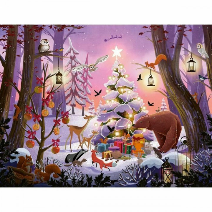 Puzzle Ravensburger NAVIDAD EN EL BOSQUE 2000 Stücke