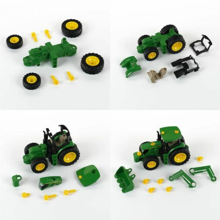 Juego de Construcción Klein Blockables 1:24 Tractor Verde