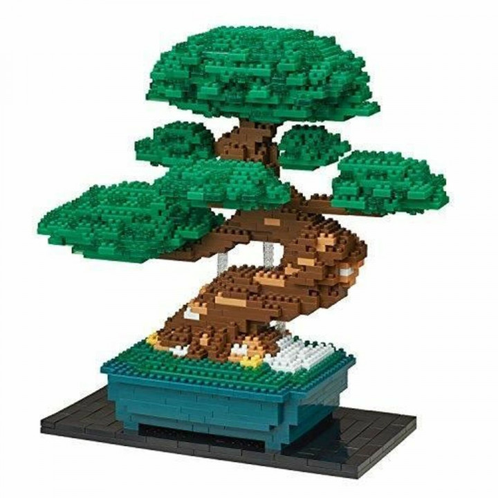 Juego de Construcción Nanoblock Bonsai Pine Deluxe Edition NB-039
