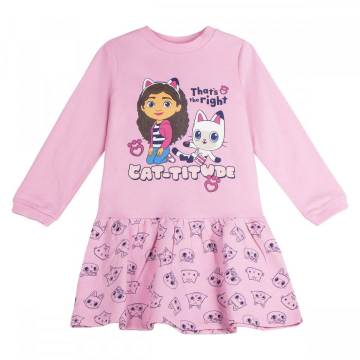 Vestito Gabby's Dollhouse Rosa