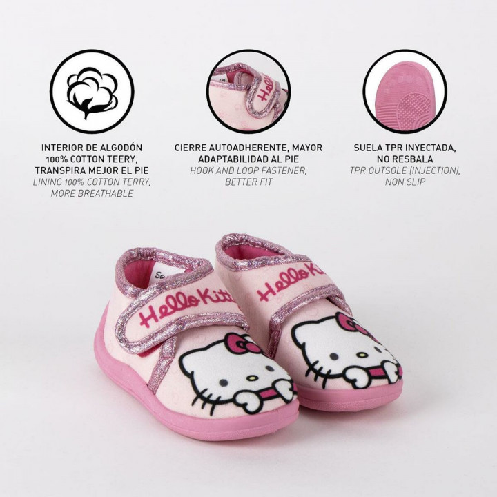 House Slippers Hello Kitty Pink