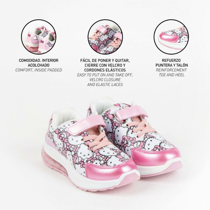 Zapatillas Deportivas con LED Hello Kitty Rosa