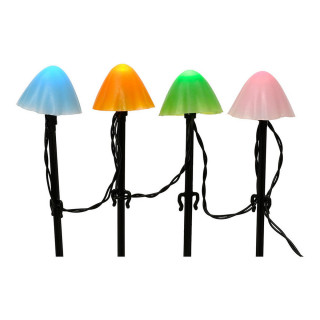 Decoratieve verlichting voor planten Lumineo 491763 Multicolour Mini Paddestoel (20 Stuks)