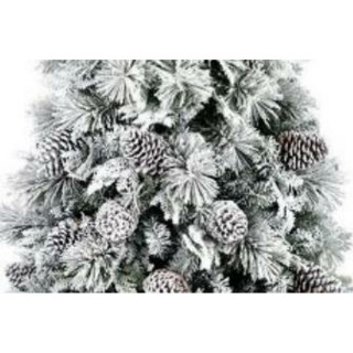 Kerstboom Home ESPRIT Wit PVC Aluminium Besneeuwd 94 X 94 X 150 CM