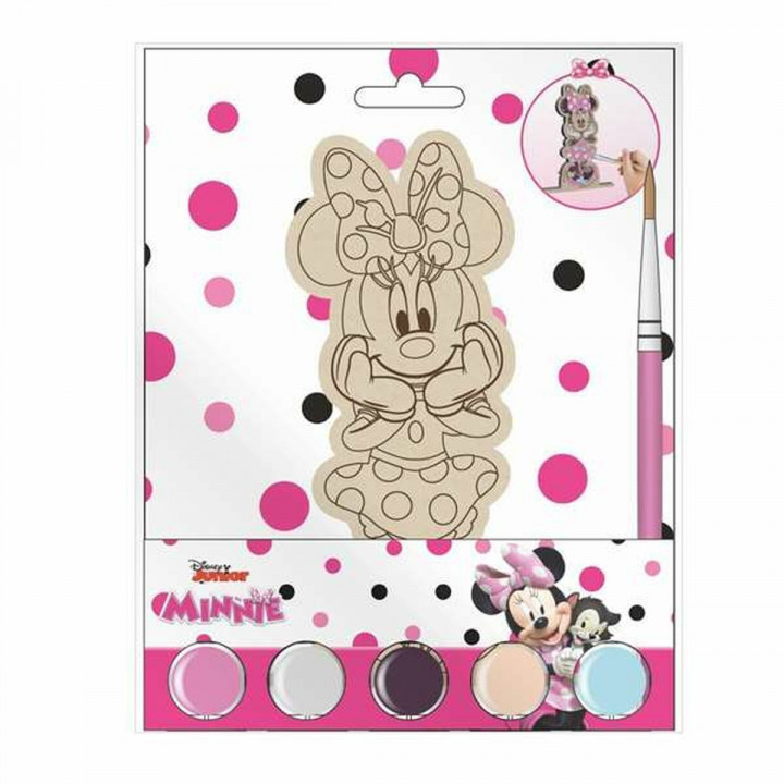 Knutselset Minnie Mouse Hout 14 x 18 x 5 cm