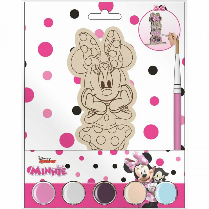 Set de Manualidades Minnie Mouse Madera 14 x 18 x 5 cm