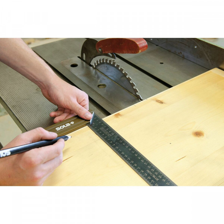 Squadra da carpentiere Solac SRB 30 x 14,5 cm Acciaio 30,5 cm