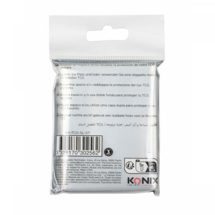 Kaart sleeves KONIX 100 Stuks