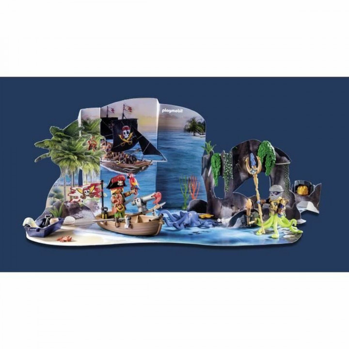 Calendrier de l’Avent Playmobil 71636 Pirate Advent Calendar Plastique