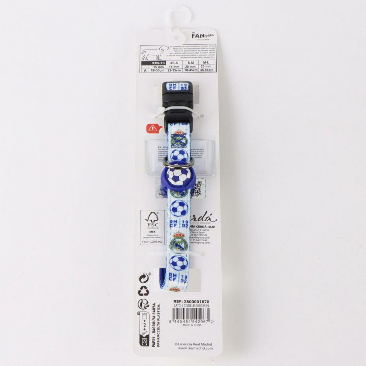 Hondenhalsband Real Madrid C.F. Blauw