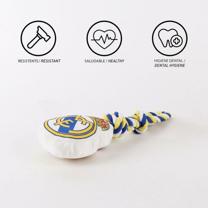 Dog toy Real Madrid C.F. White 15 x 33 x 10 cm