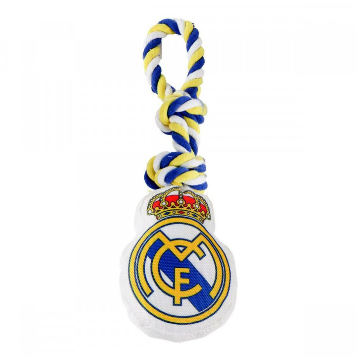 Hondenspeelgoed Real Madrid C.F. Wit 15 x 33 x 10 cm