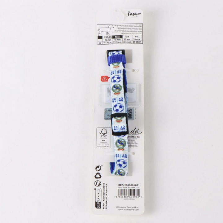 Dog collar Real Madrid C.F. Blue