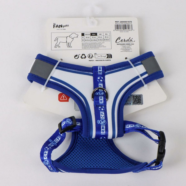 Arnés para Perro Real Madrid C.F. Azul
