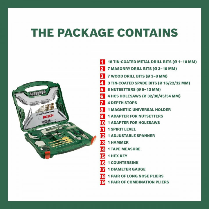 Tool Case BOSCH 25 x 7 x 35 cm Metal