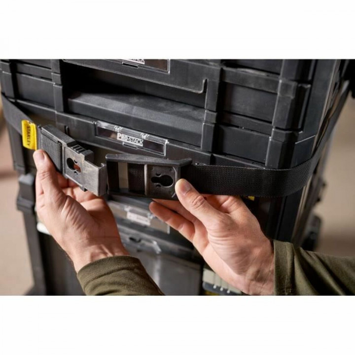 Carro de herramientas Stanley Negro Aluminio