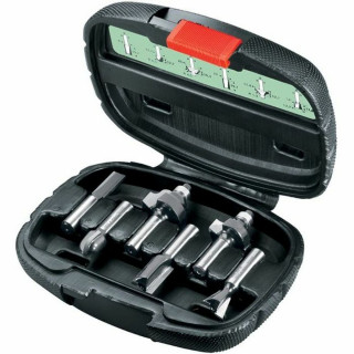 Kit de fraises multiusages BOSCH 8 mm 6 Pièces
