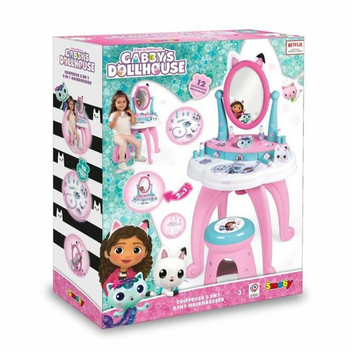 Children's Make-up Set Smoby Gabby and the Magic House Pink Rose