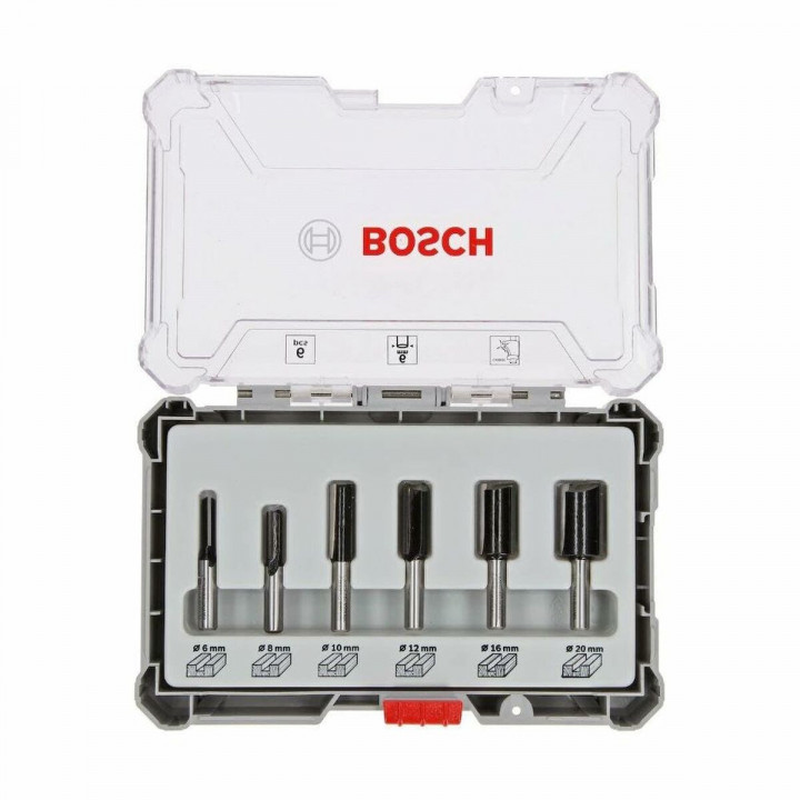 Kit de fraises multiusages BOSCH 6 Pièces