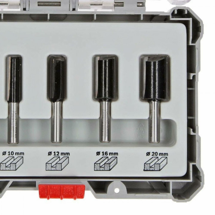 Multipurpose router bit set BOSCH 6 Pieces
