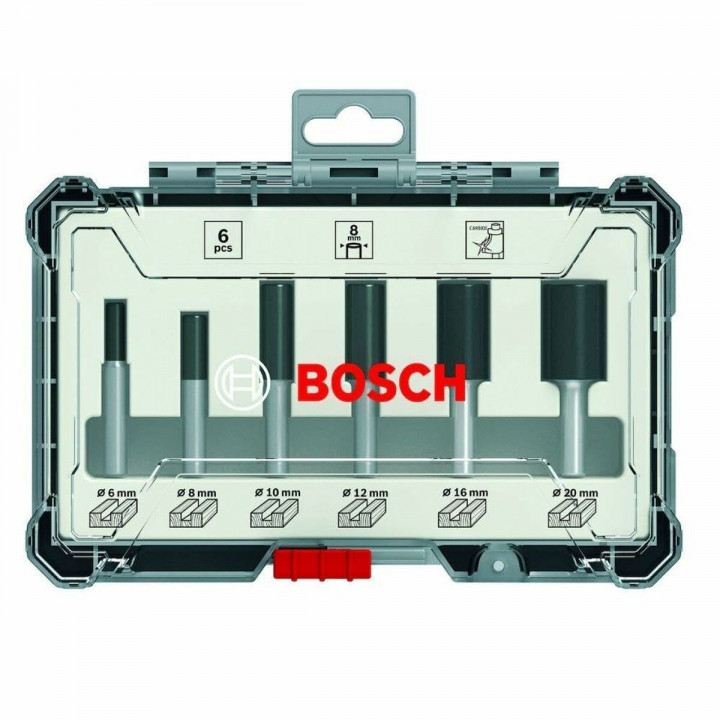 Set de fresas multiuso BOSCH 6 Piezas