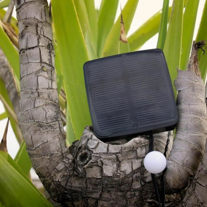 Guirlande lumineuse LED Lumi Garden BILLY SPHERICAL 60 LEDS Noir noir 1 W