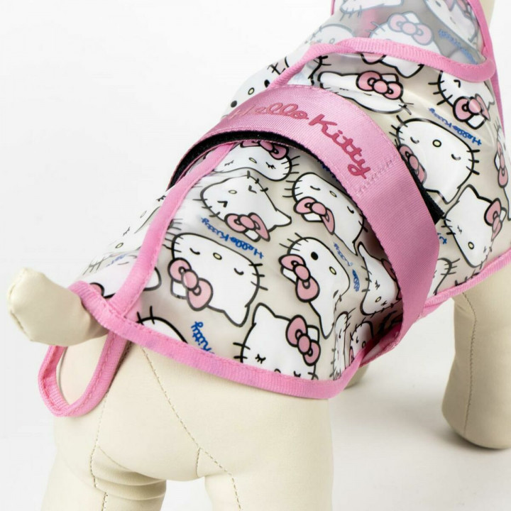 Impermeabile per Cani Hello Kitty Rosa