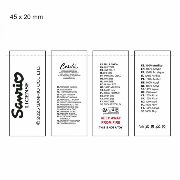 Berretto per Bambini Hello Kitty Multicolore