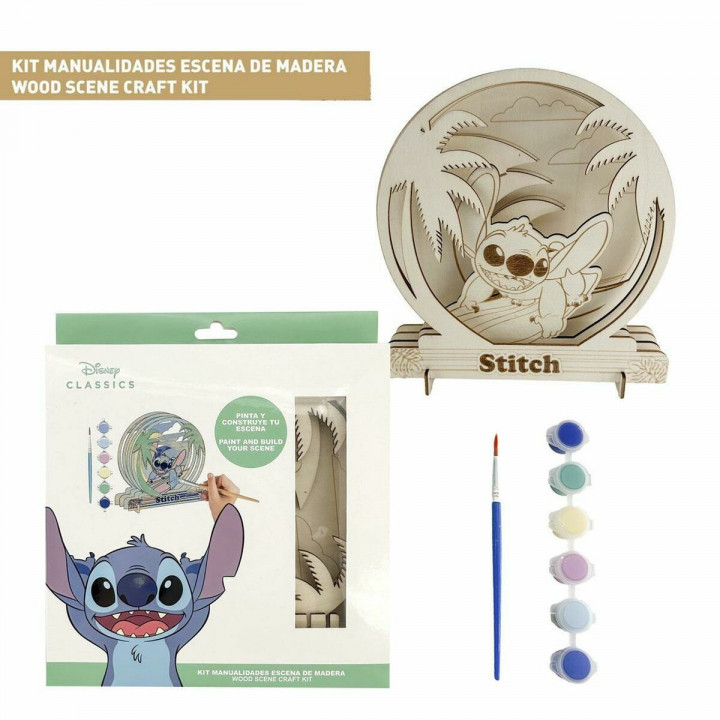 Set de Manualidades Stitch Madera