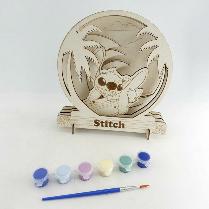 Knutselset Stitch Hout